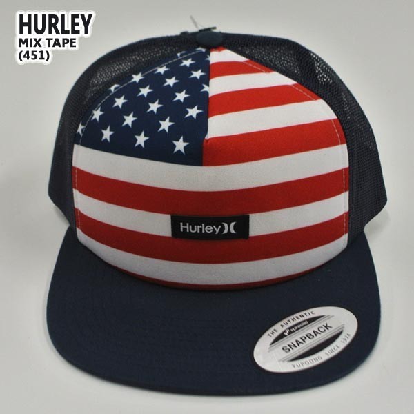 HURLEY/ハーレー MIXTAPE HAT 451 OBSIDIAN SNAPBACK CAP/キャップ HAT/ハット 帽子 トラッカー TRUCKER メッシュキャップ_画像2