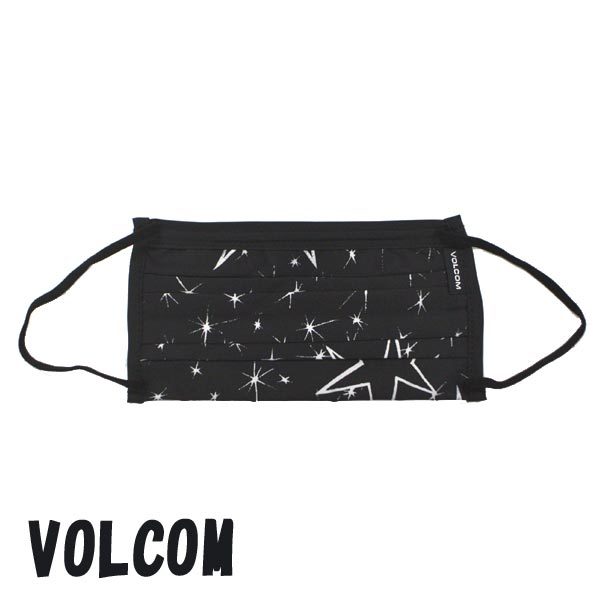 VOLCOM/ボルコム FACEMASK フェイスマスク BLK ファッションマスク おしゃれマスク[返品、交換不可] 6702008_画像1