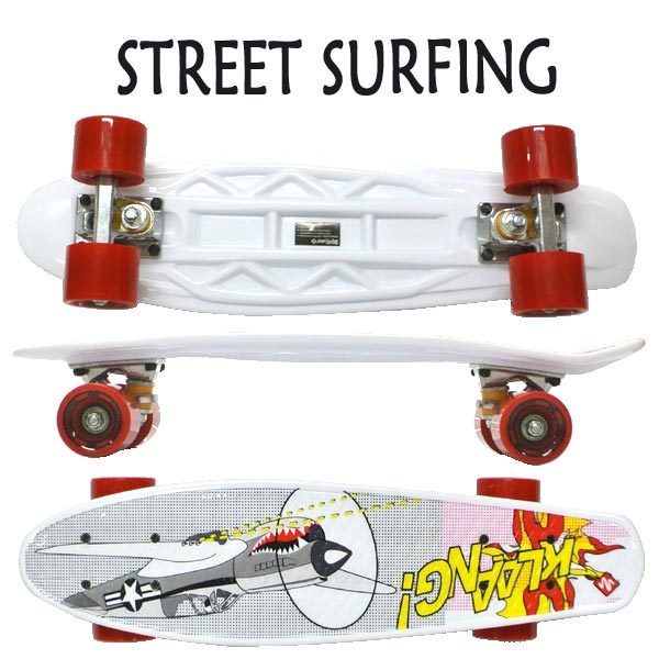STREET SURFING/ストリートサーフィン PLASTIC CRUISER BEACH BOARD WORLD WAR 2 6.1x21.6 SK8 [返品、交換不可]_画像1
