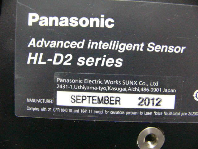 ★Panasonic SUNX HL-D2 レーザー変位計_画像2