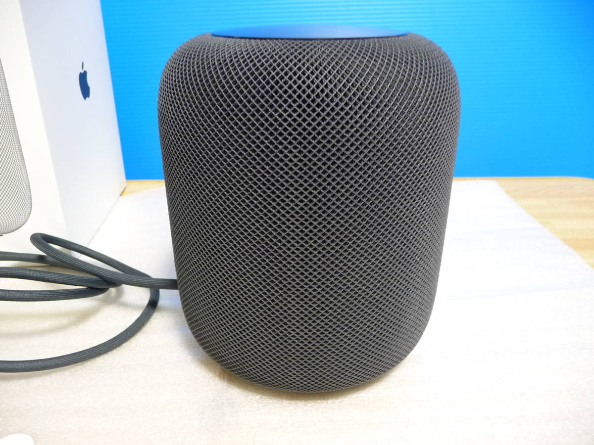 ◆展示品 アップル Apple HomePod（ホームポッド）MQHW2J/A [Bluetooth対応/Wi-Fi対応/AirPlay2/スペースグレイ]