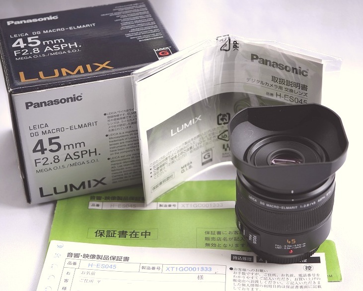 Panasonic LEICA DG MACRO-ELMARIT 45mm/f2.8 ASPH.(新同美品)_画像1