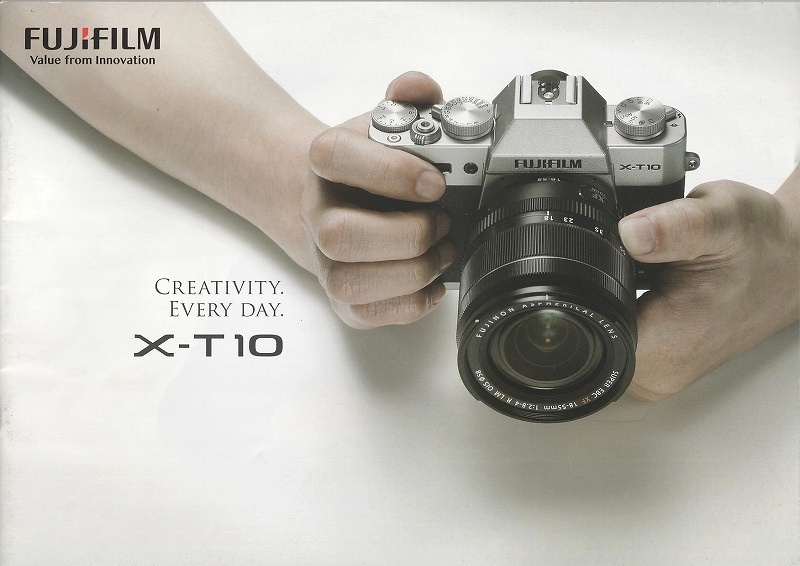 Fujifilm Fuji X-T10 catalog 2015.5( unused beautiful goods )