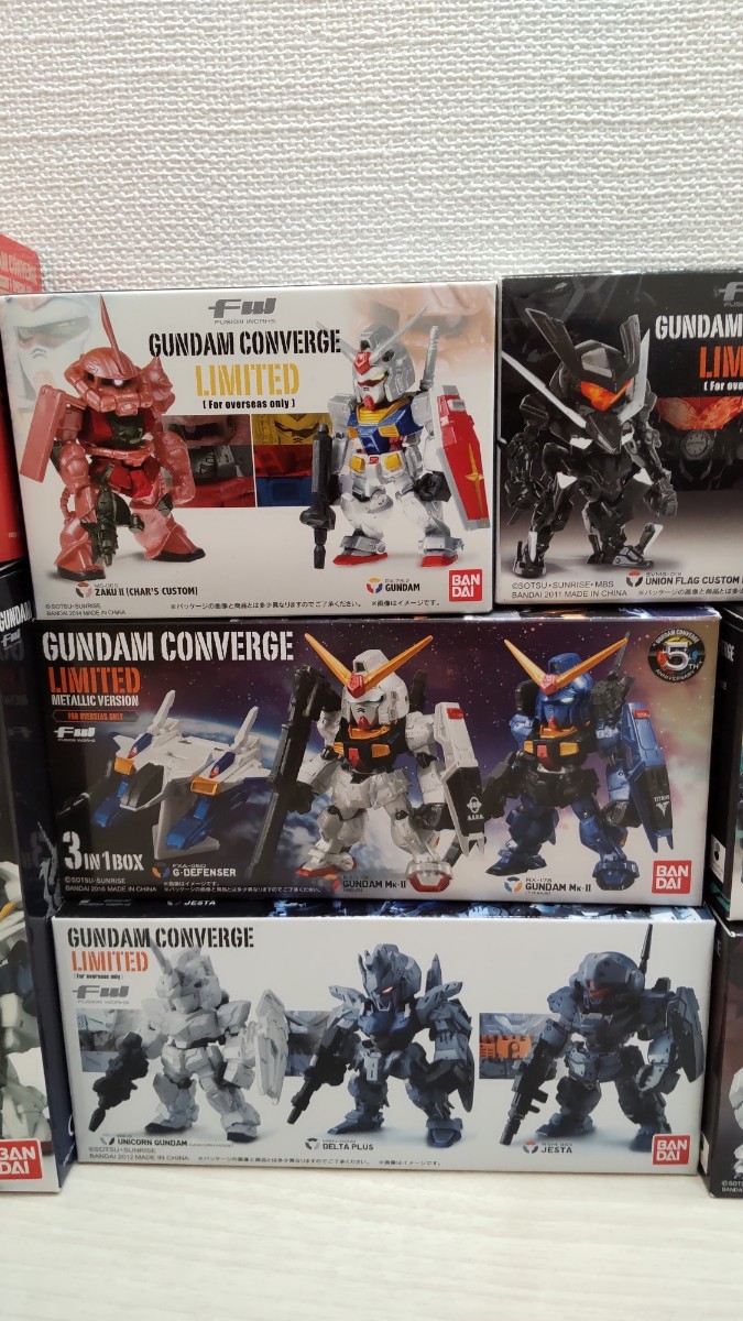 新品】 ガンダムコンバージ GUNDAM CONVERGE 海外限定セット 新品】 ガンダムコンバージ GUNDAM CONVERGE 海外限定セット