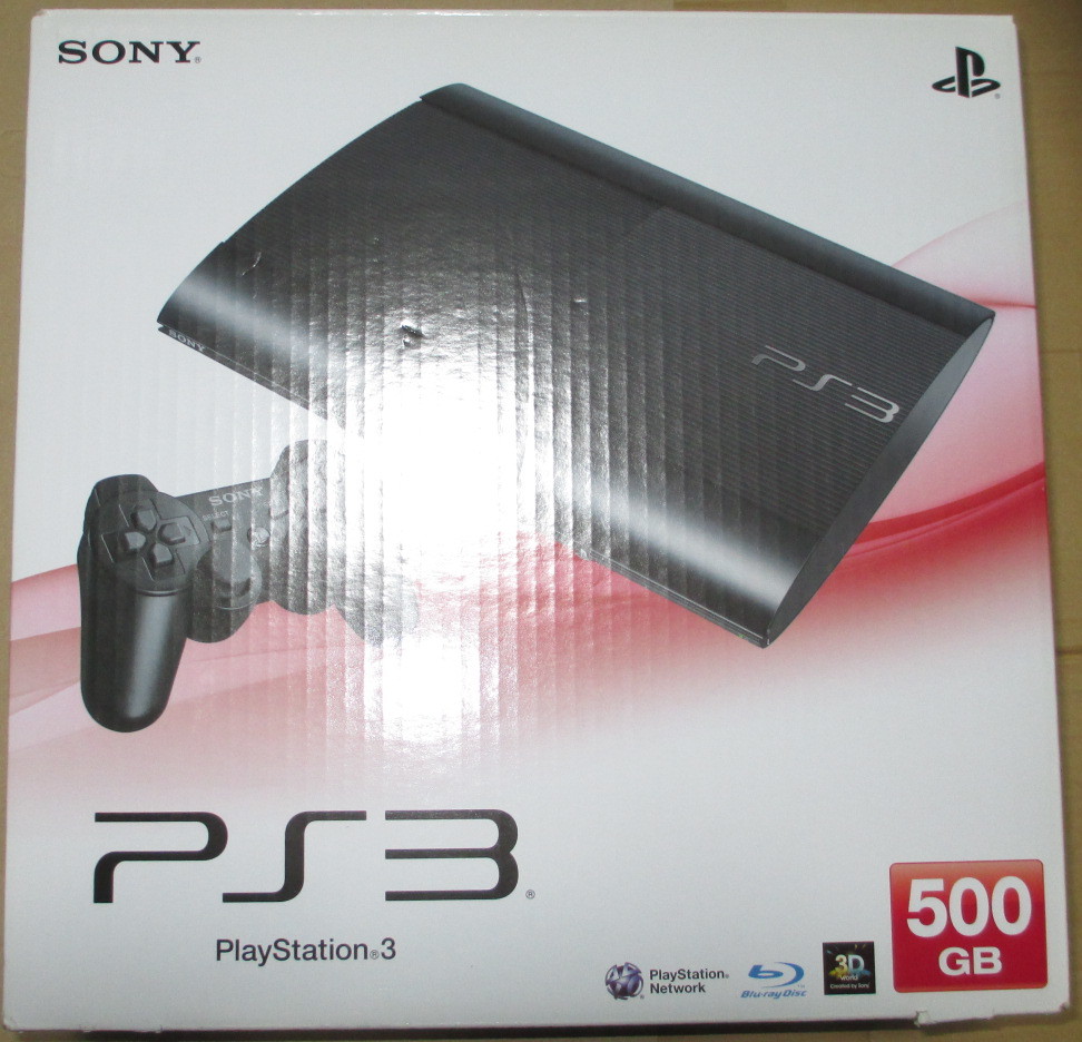 ヤフオク! - PlayStation 3 500GB ブラック 薄型PS3本体 CECH