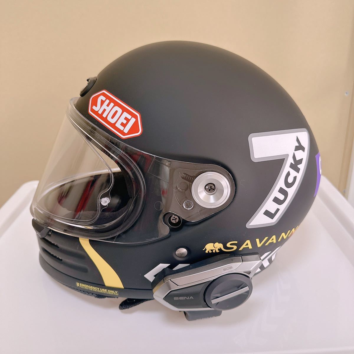 SHOEI】グラムスター チーターカスタムサイクルズ【フルフェイス SHOEI】グラムスター チーターカスタムサイクルズ【フルフェイス