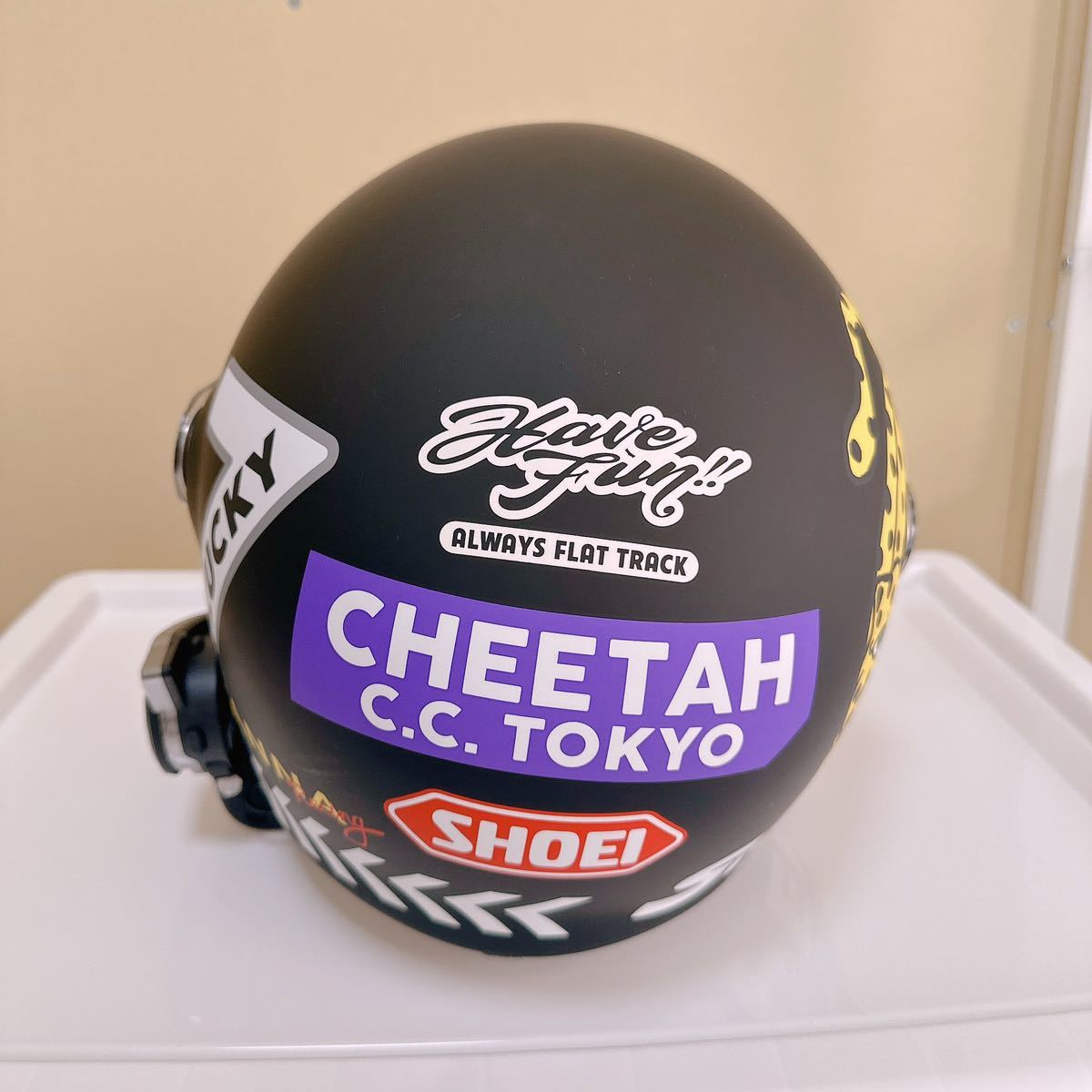 SHOEI】グラムスター チーターカスタムサイクルズ【フルフェイス SHOEI】グラムスター チーターカスタムサイクルズ【フルフェイス