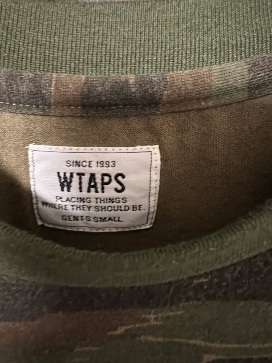 wtaps logo Tシャツ　ダブルタップス　タイガー　カモ　ロゴ　迷彩_画像3