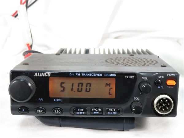 アルインコ DR-M06DX 50MHz FM 20W モービル マイク・電源ケーブル付属 ALINCOの画像1
