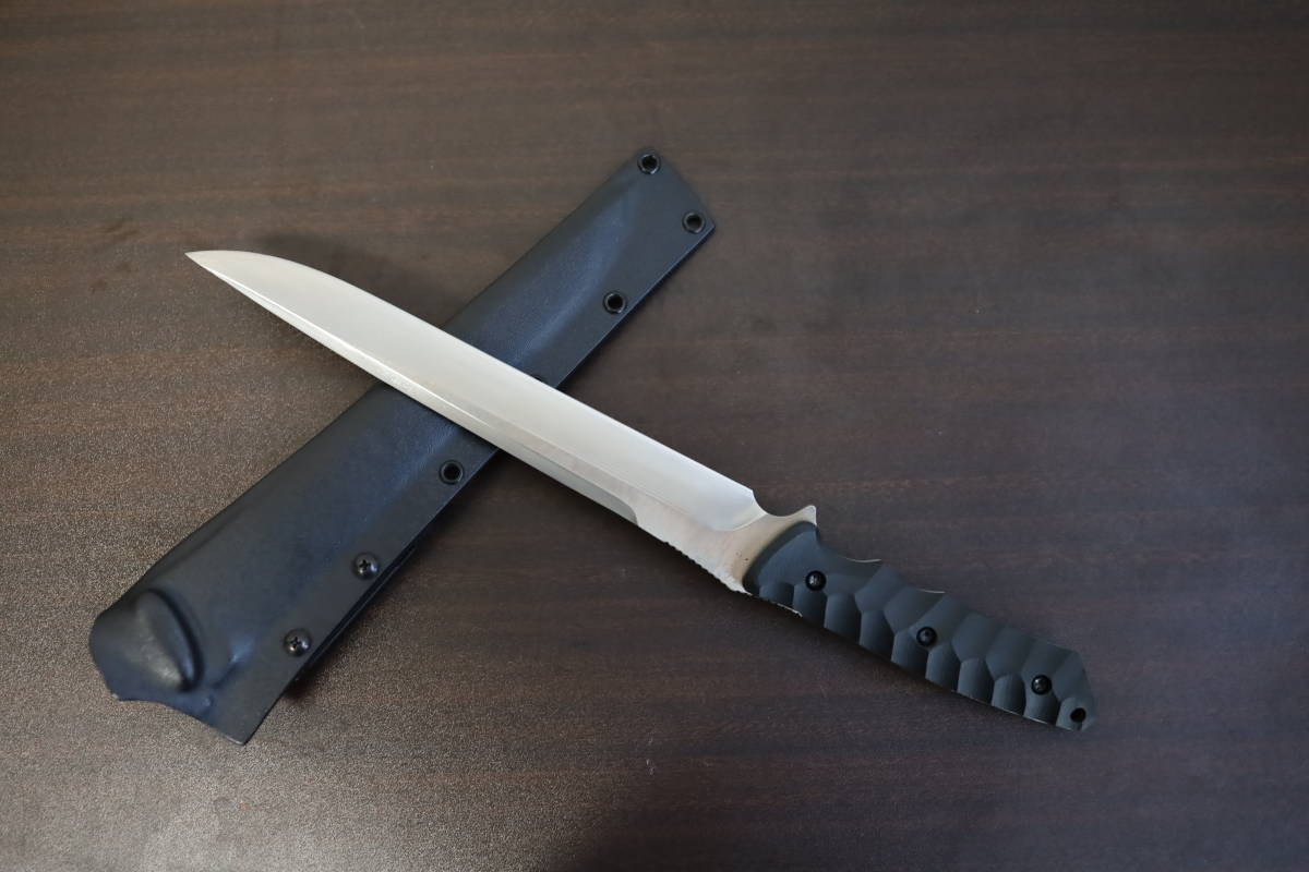 キクナイフ 人気モデル スタウトスピアー 鋼材SPG-2 モデル #松田菊男　#菊ナイフ