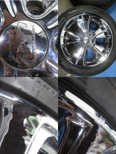 エリシオン MINERVA 235/50ZR18 マナレイスポーツ VERTECVRS LUV 7.5J×18 +53 5穴 114.3 4本セット ＊個人宅配送不可＊_画像8