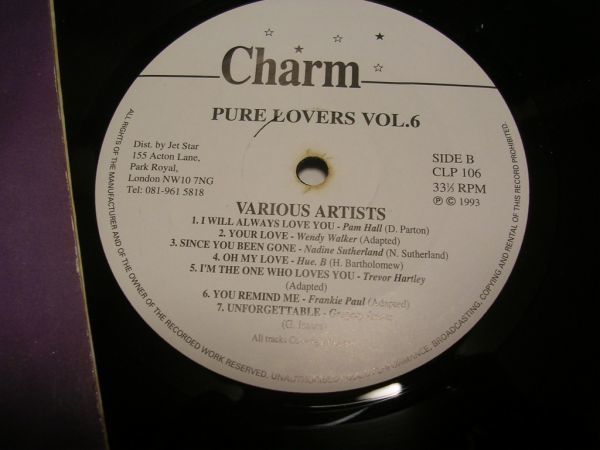 ●Reggae Lovers Rock LP●V.A. / PURE LOVERS VOLUME 6_画像3