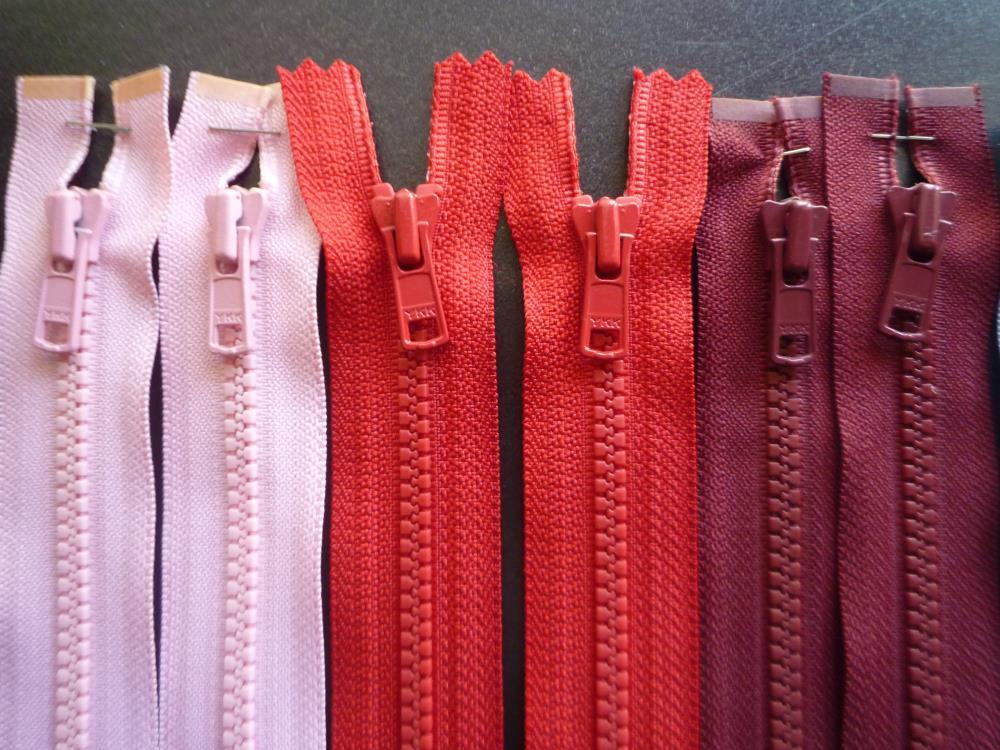 ファスナー ビスロンオープンファスナー YKK 30cm YKK 3VS DA ビスロンオープンファスナー 30cm 501白、580黒