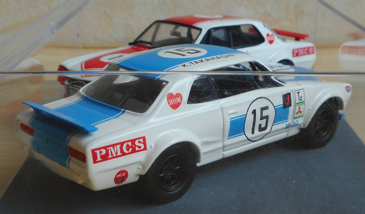 自動車 《高橋国光・2台セット・ケース変更》1 43 日産 スカイライン