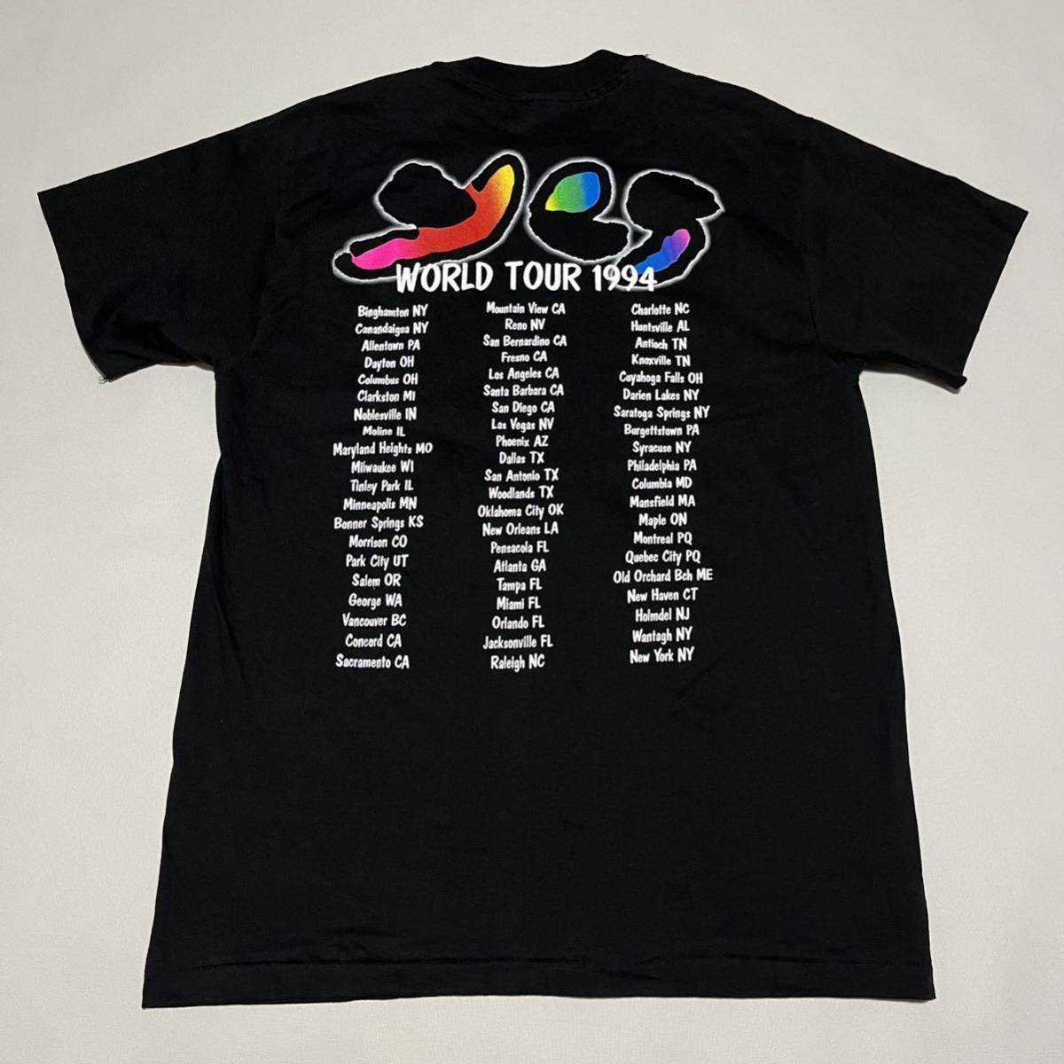 【レア】1994 Yes Talk World Tour Tシャツ 90s Peter Max / バンT ヴィンテージ アート 企業 80s  USA製 バンド HANES