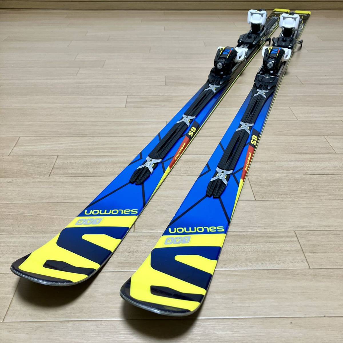 SALOMON GS-LAB 190cm R35 + X16 LAB スキー-