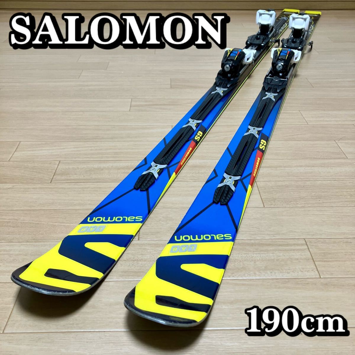 即決価格【送料無料/安心発送】SALOMON サロモン GS-LAB 190cm R35 + X16 LAB ビンディングセット レーシング スキー  Powerline GS RACE