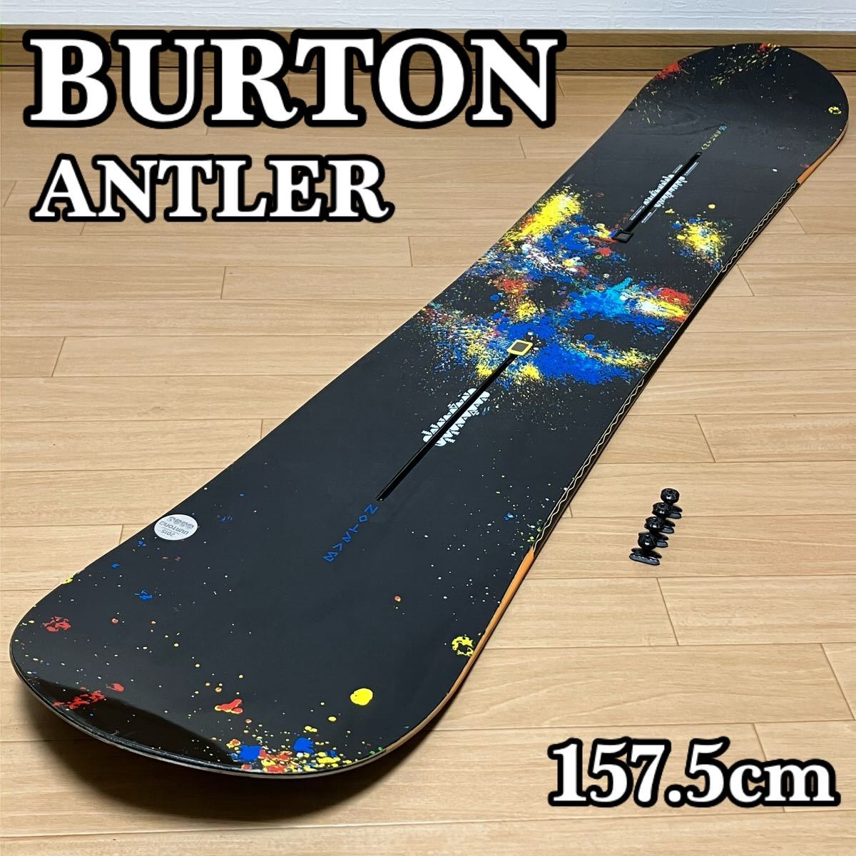 状態良好】BURTON ANTLER FV 157.5cm スノーボード板-