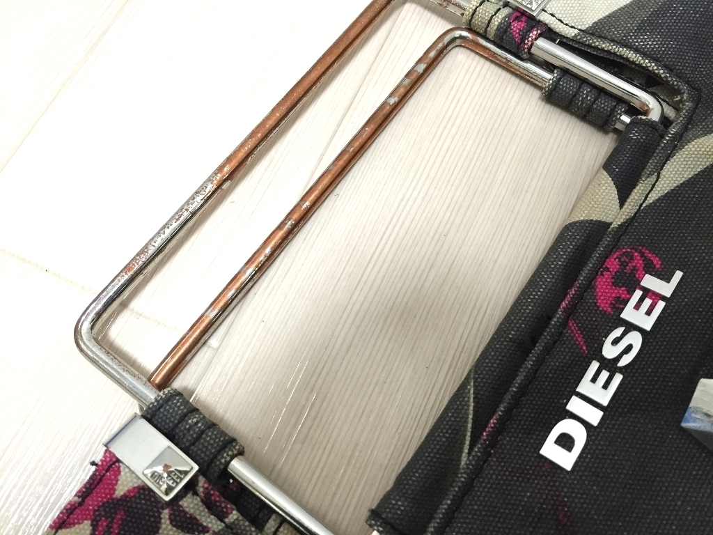 DIESEL canvas cloth bag cloth diesel bag TRAINER ROCK ④ DIESEL canvas cloth bag cloth diesel bag TRAINER ROCK ④