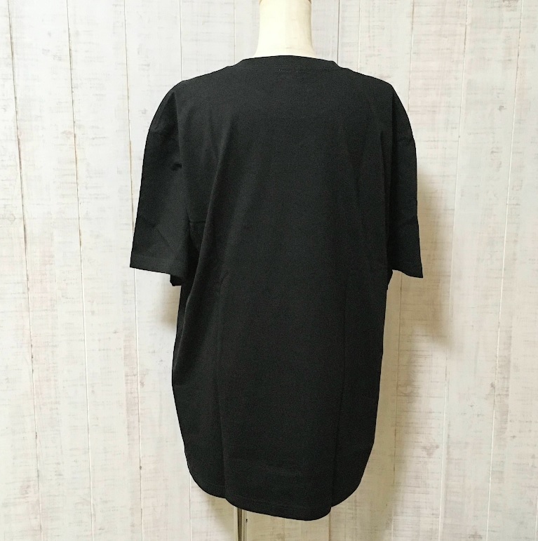 ya582 XXXL【新品・定4,180円】 レオナルド・ダ・ヴィンチ Tシャツ/レディース 黒