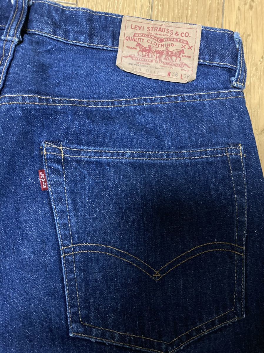 LEVIS 505-0217 デニムパンツ オリジナル ビンテージ W36 L36 Levi's