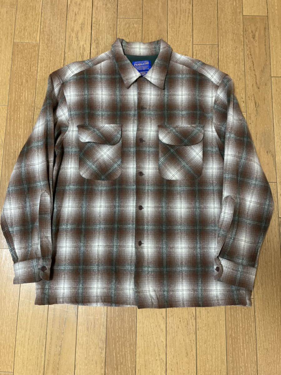 直営ショップ 70´s PENDLETON ペンドルトン チェック柄ウール 長袖