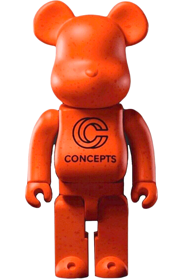 日本未販売 アメリカ Concepts Orange Lobster 400% ベアブリック/未使用