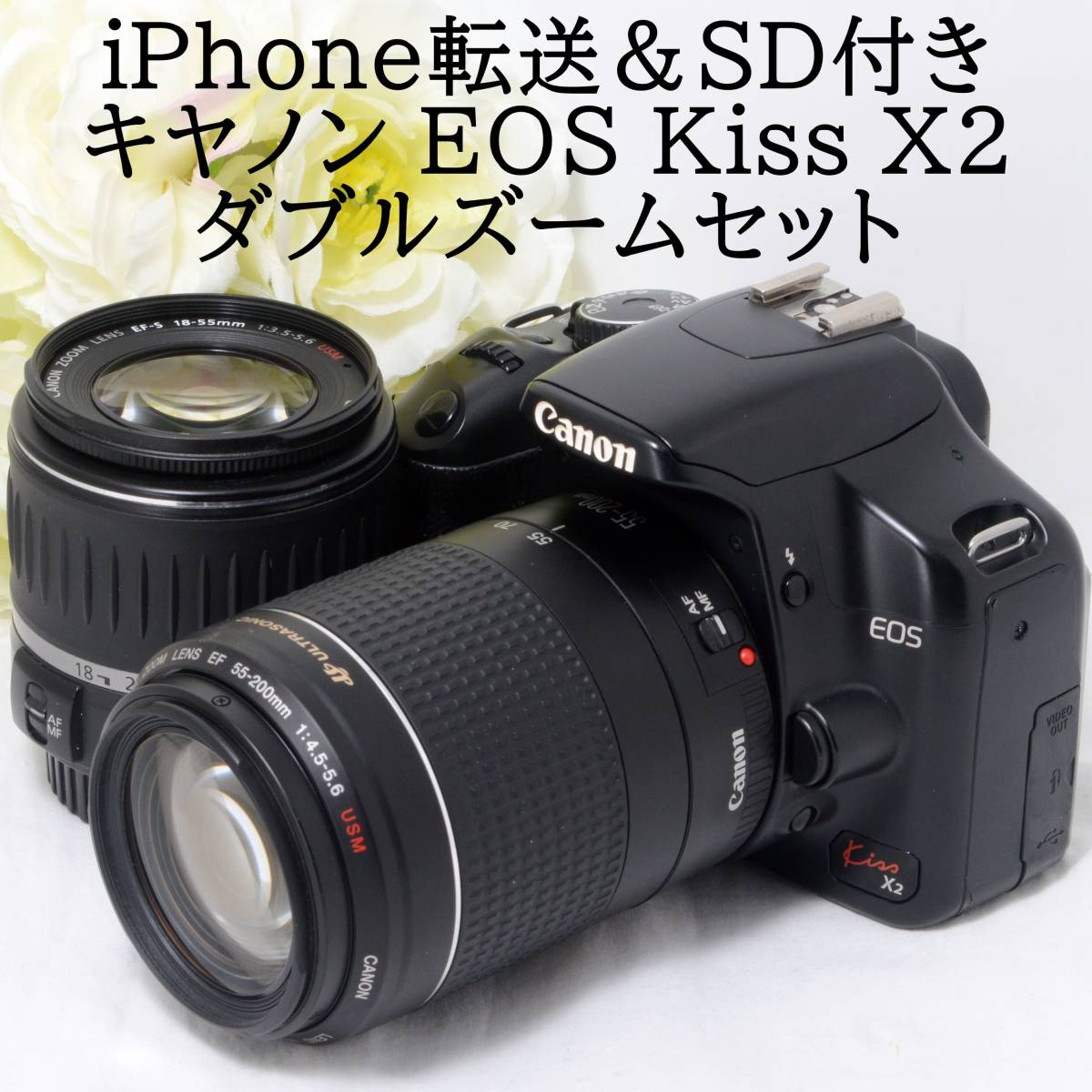 Canon EOS Kiss X2 一眼レフカメラ