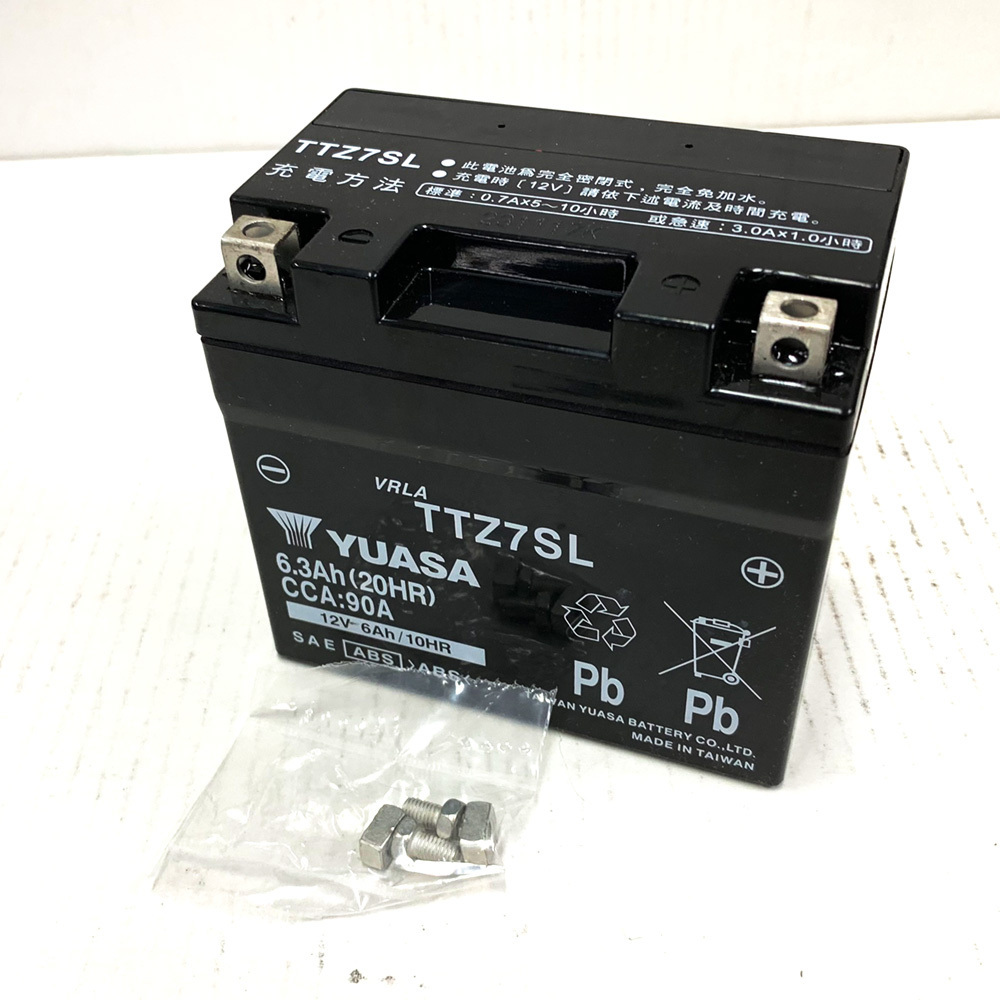 台湾 YUASA ユアサ TTZ7SL 互換 YTZ7S FTZ7S GT6B-3 FTZ5L-BS PTZ6V 初期充電済 即使用可能_画像5