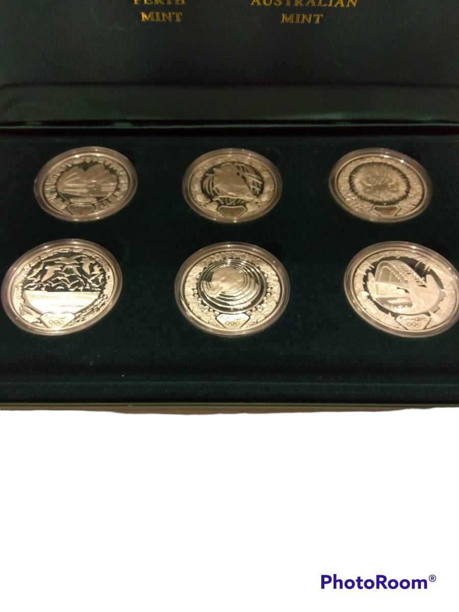 シドニーオリンピック 記念硬貨 シルバーコイン 6枚セット-