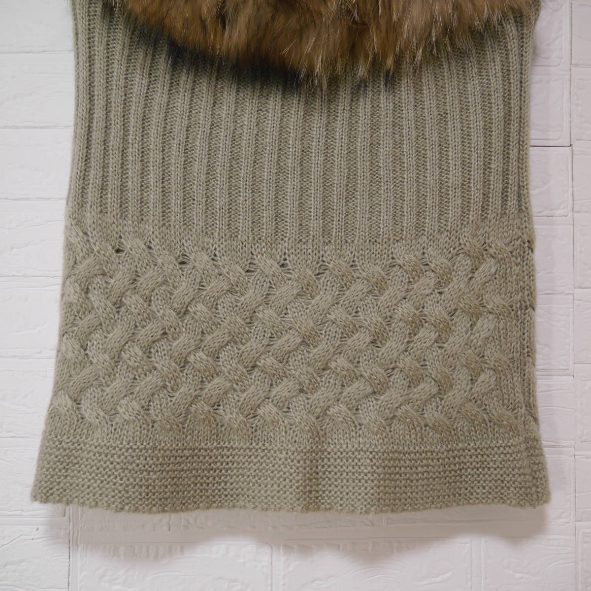 A613 * Rouge vif | rouge vif asian racoon fur tops tea / gray used size inscription none 
