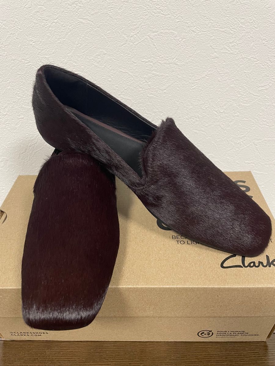 クラークス CLARKS フラットシューズ   レースアップ ローファー パンプス ドレスシューズ 本革 レザー 新品  25cm