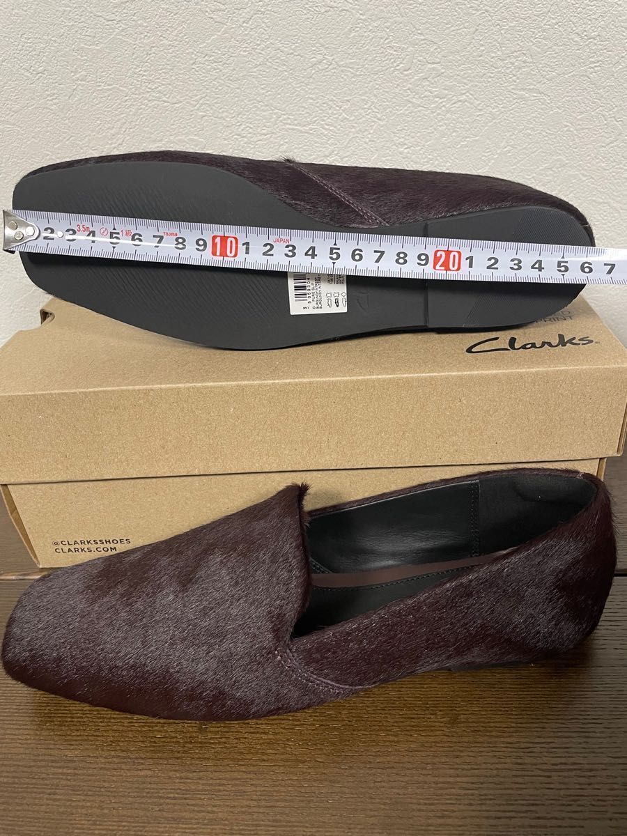 クラークス CLARKS フラットシューズ   レースアップ ローファー パンプス ドレスシューズ 本革 レザー 新品  25cm