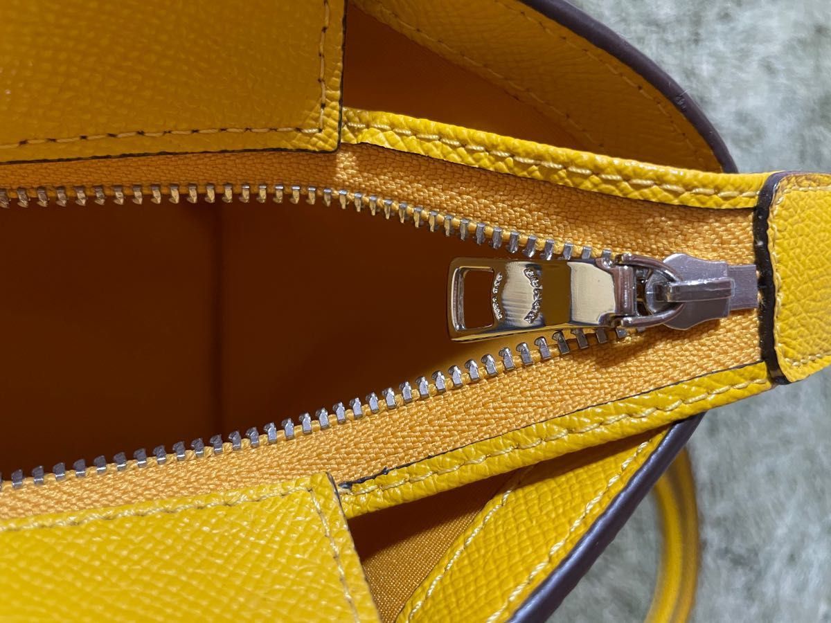 新品未使用 COACH コーチ ショルダーバッグ ハンドバッグ 2way 黄色