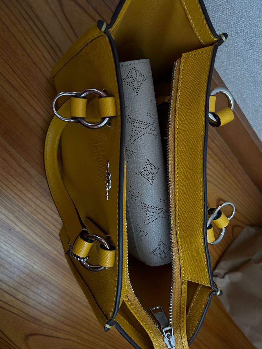 新品未使用 COACH コーチ ショルダーバッグ ハンドバッグ 2way 黄色