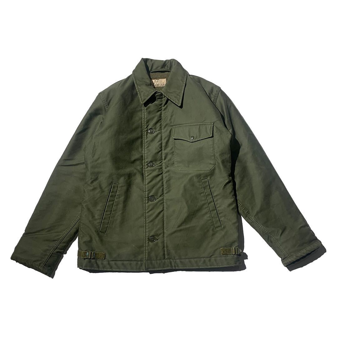 希少 60s ビンテージ US.NAVY 初期型 A-2 Deck Jacket ジャングル