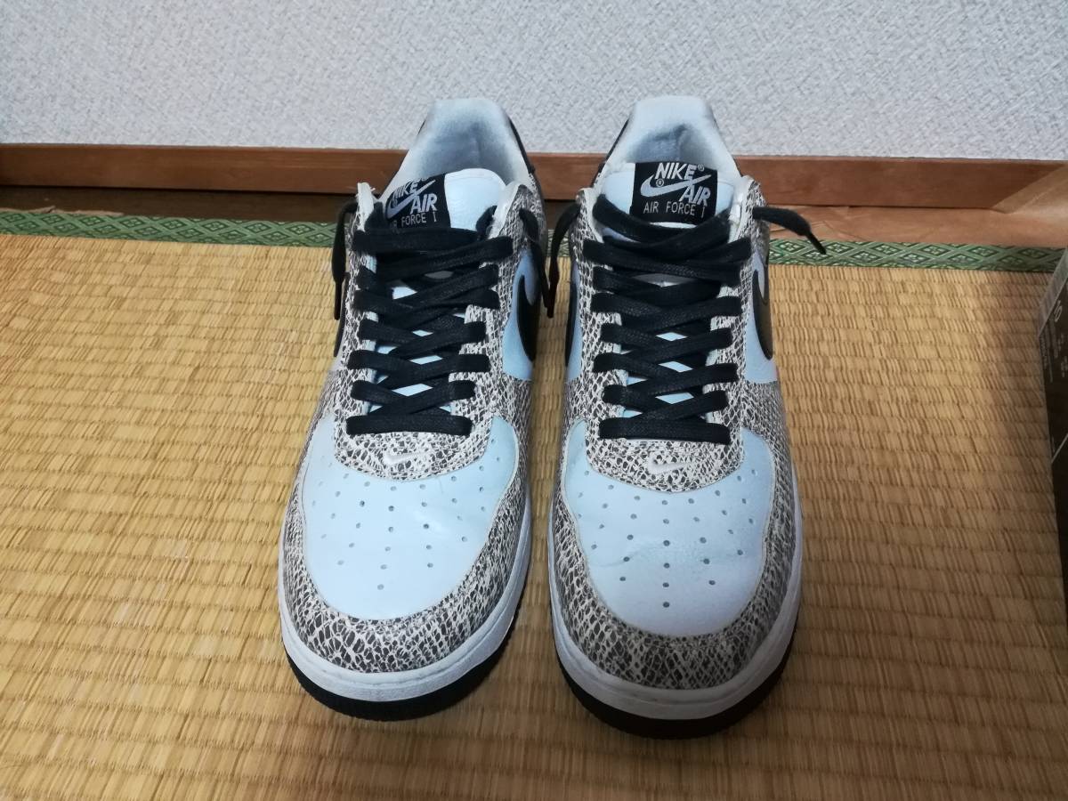 NIKE AIR FORCE 1 LOW RETRO COCOA SNAKE US10 28cm 白蛇 2018　エアフォース1_画像2