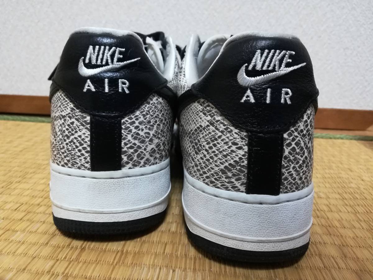 NIKE AIR FORCE 1 LOW RETRO COCOA SNAKE US10 28cm 白蛇 2018　エアフォース1_画像3