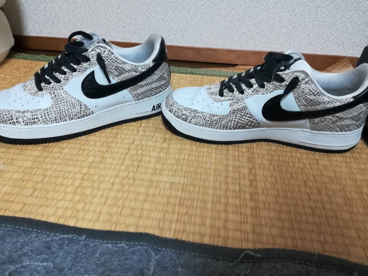 NIKE AIR FORCE 1 LOW RETRO COCOA SNAKE US10 28cm 白蛇 2018　エアフォース1_画像8