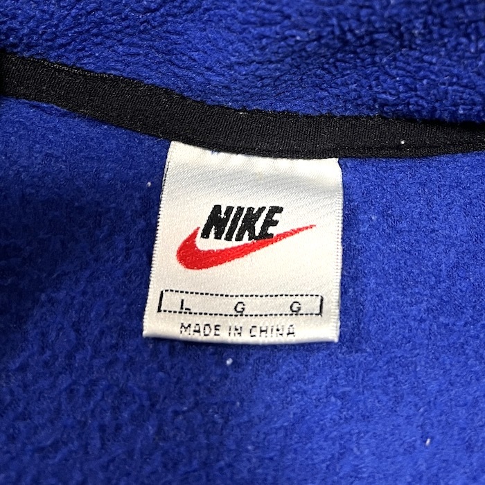 【送料無料】90s NIKE-FIT ハーフジップ フリースプルオーバー プルオーバージャケット vintage 古着 テック_画像6