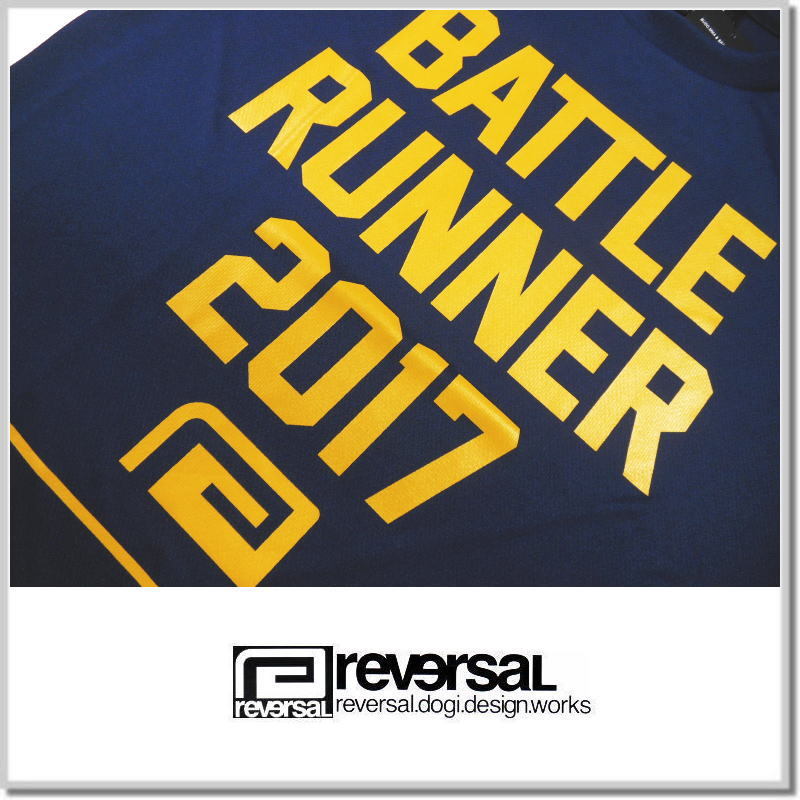 リバーサル reversal BATTLE RUNNER DRY TEE rv23ss058-NAVY-M Tシャツ 半袖 カットソー ドライメッシュ_画像3