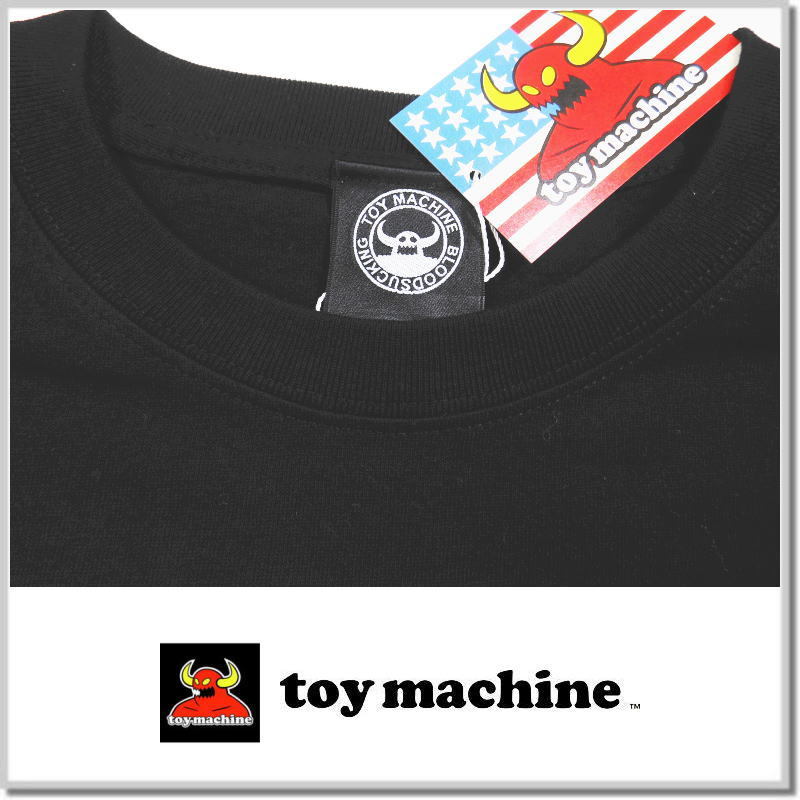 トイマシーン toy machine SECT EYE EMBROIDERY LONG TEE TMPDLT1-BLACK-M ビッグシルエット カットソー_画像2