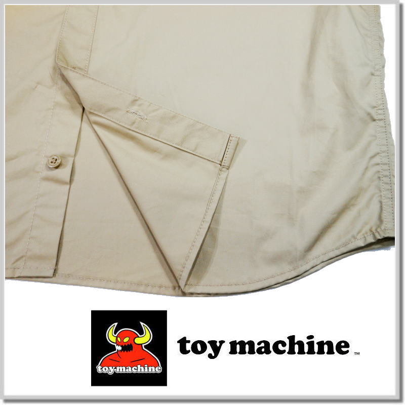 トイマシーン toy machine VACCINE LOOSE FIT SS SHIRTS TMPDSH37-BEIGE-L 半袖シャツ 刺繍_画像4