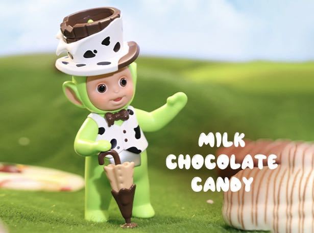 テレタビーズ ファンタジー キャンディーワールド シリーズ milk chocolate candy POPMART ポップマート フィギュア_画像1
