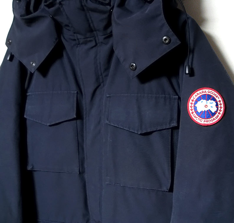 CANADAGOOSE( Canada Goose )KAMLOOPS cam loop s down jacket NAVY #4078JM R S/P men's # griffin Inter National 