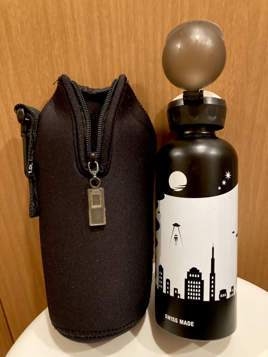 新品　UFO SIGG ボトル　& ボトルケース　ステンレスボトル