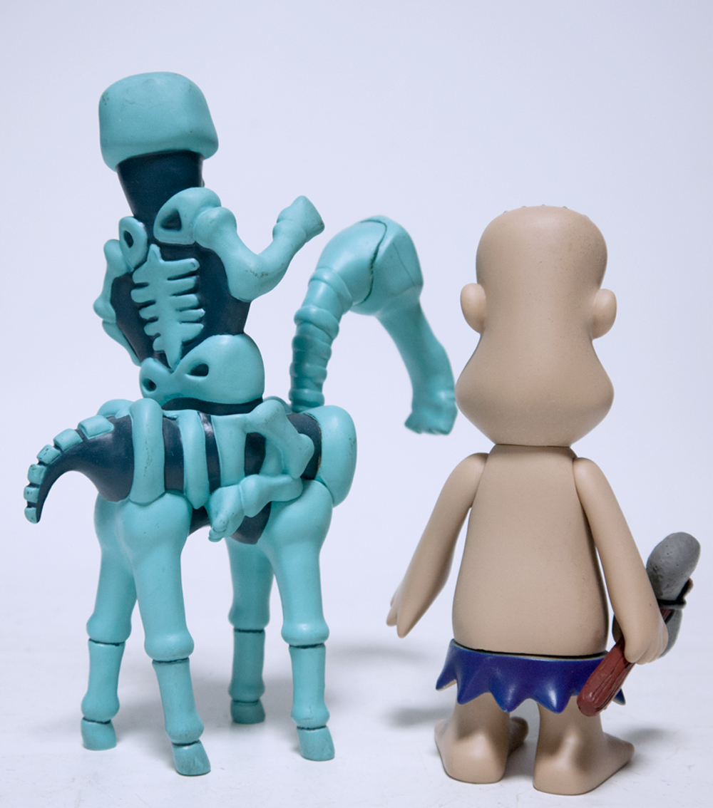 ノーリター】 はじめ人間ギャートルズ ソフビ マンモ コマンモ