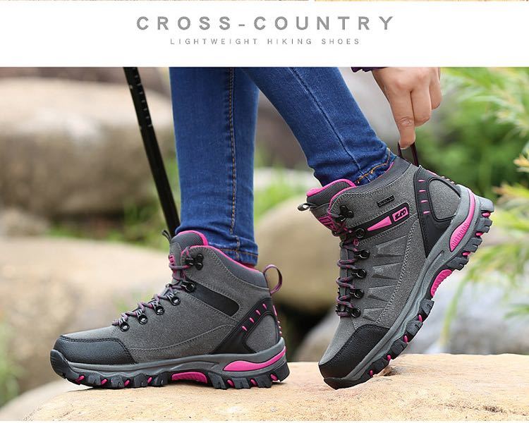  походная обувь женский альпинизм обувь высокий King обувь уличная обувь кемпинг обувь альпинизм - ikatto 23.5cm