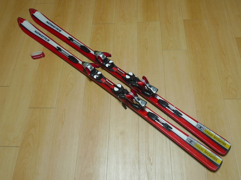 【超ポイントバック祭】 Equipeaxe サロモン SALOMON フランス製 183cm Series スキー場へお届けもできます ビンディング スキー板 150 DR フリーライド