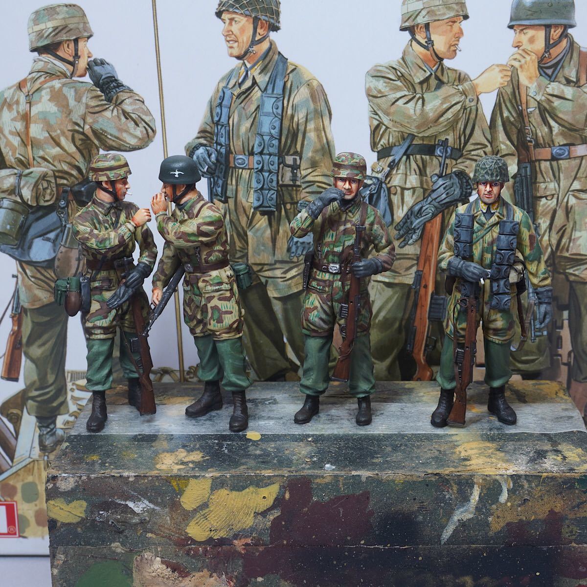 1/35 完成品 ドイツ軍 アルデンヌ戦線 第3降下猟兵等 Yahoo!オークション - ドラゴン1/35 ドイツ第3降下猟兵師団